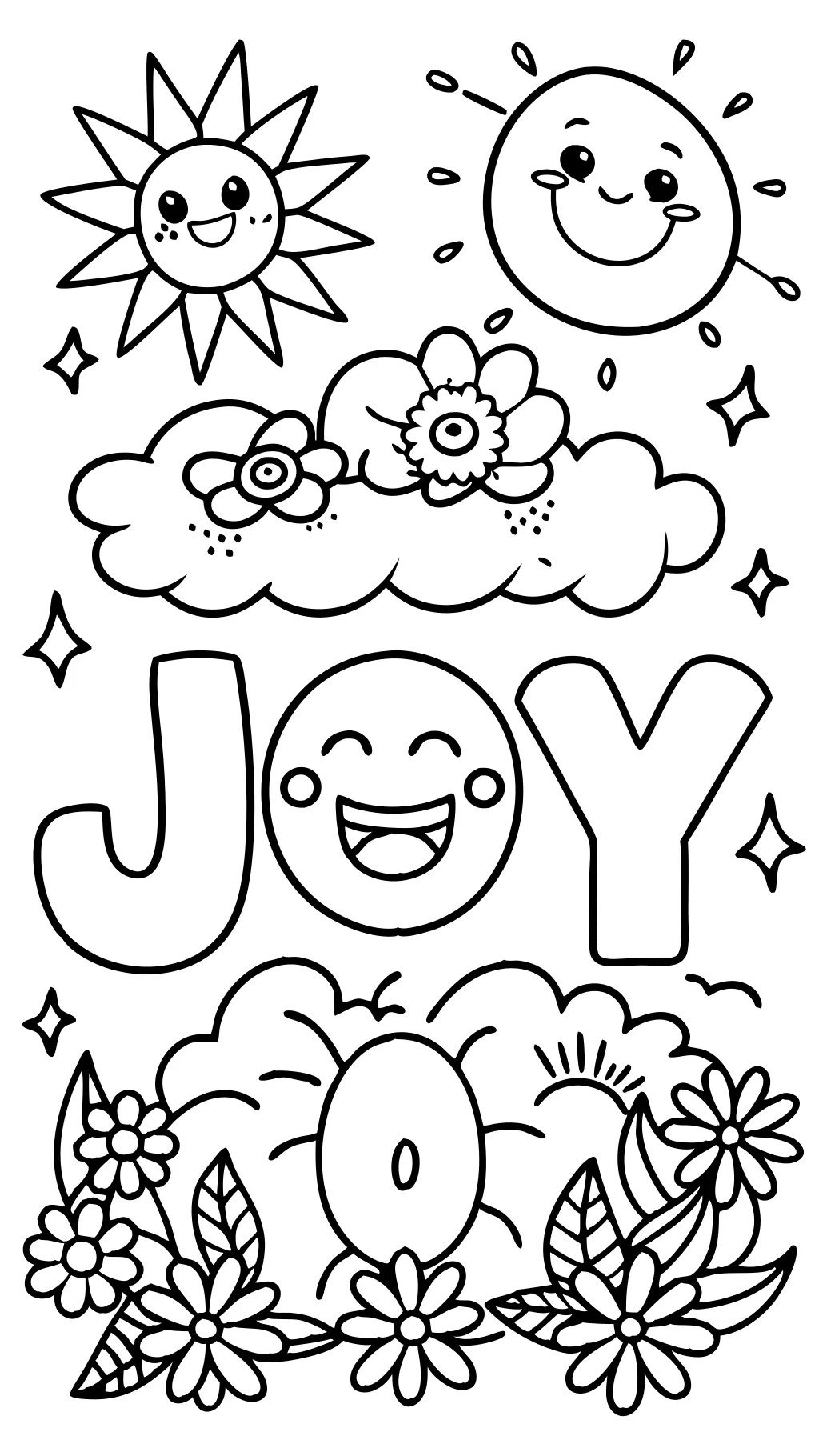 coloring pages joy